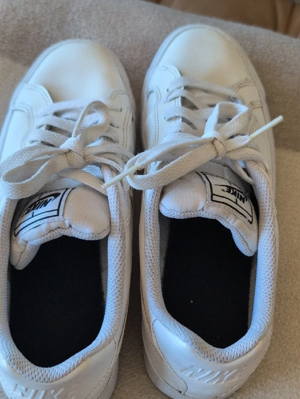 Nike Court Royale AC Triple White Women's Low-Top Athletic Sneakers